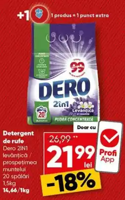 PROFI Dero 2in1 levantica / prospetimerea muntelui Ofertă