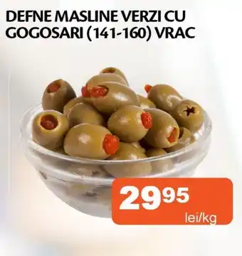 Defne masline verzi cu gogosari