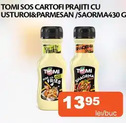 Unicarm Tomi sos cartofi prajiti cu usturoi&parmesan /saorma Ofertă