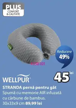 JYSK Wellpur strandă pernă pentru gât Ofertă
