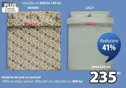 JYSK Lenjerie de pat cu cearșaf Ofertă