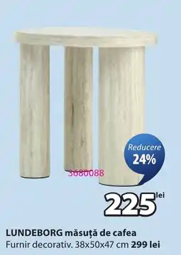 JYSK LUNDEBORG măsuță de cafea Ofertă
