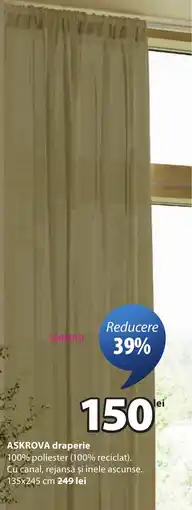 JYSK Askrova draperie Ofertă