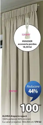 JYSK Aldra draperie opacă Ofertă