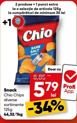 PROFI Chio Chips diverse sortimente Ofertă