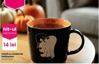 Cană cu model de Halloween