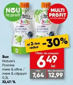 PROFI Nature's Promise mere & afine / mere & căpșuni Ofertă