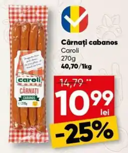 PROFI Caroli Cârnați Cabanos Ofertă