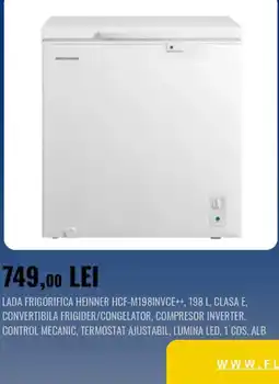 Flanco Heinner lada frigorifica hcf-m198invce++ Ofertă