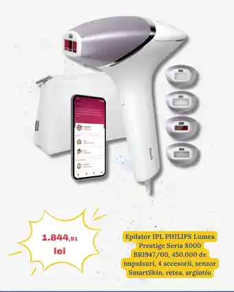 Philips Epilator IPL Lumea Prestige Seria 8000