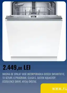 Flanco Bosch masina de spalat vase incorporabila Ofertă