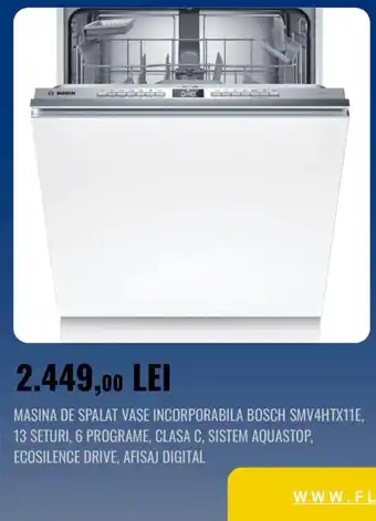 Bosch masina de spalat vase incorporabila