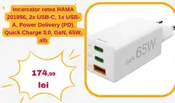 Altex Incarcator retea Hama 201996 Ofertă