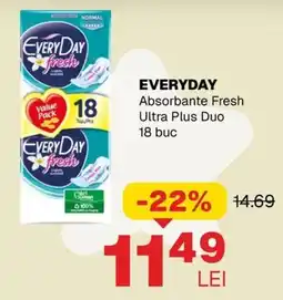 Annabella Everyday absorbante fresh ultra plus duo Ofertă