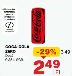 Annabella Coca-Cola zero Ofertă