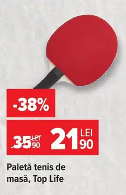 Carrefour Paletă tenis de masă, Top Life Ofertă