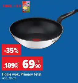 Carrefour Tefal tigaie wok Ofertă