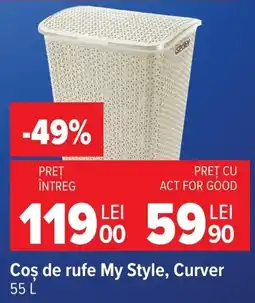 Carrefour My Style coș de rufe Ofertă