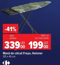 Carrefour Heinner masă de călcat freya Ofertă
