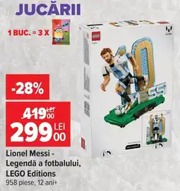 Carrefour lego editions lionel messi - legendă a fotbalului Ofertă