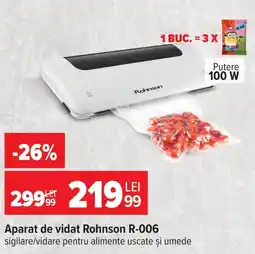 Carrefour Rohnson aparat de vidat r-006 Ofertă