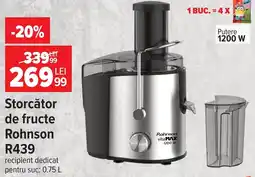 Carrefour Rohnson storcător de fructe Ofertă