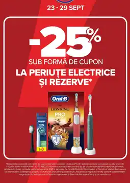 Carrefour oral-b periute electrice Ofertă