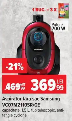 Carrefour Aspirator fără sac samsung Ofertă