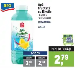 Metro Fine Life Apă fructată cu lămâie Ofertă