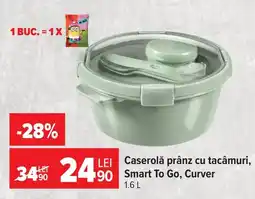Carrefour Curver caserolă prânz cu tacâmuri Ofertă