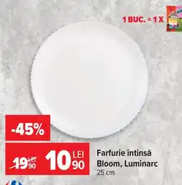 Carrefour Luminarc farfurie întinsă bloom Ofertă