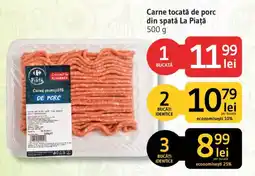 Supeco La Piață carne tocată de porc din spată Ofertă