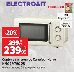 Carrefour Carrefour Home Cuptor cu microunde Ofertă