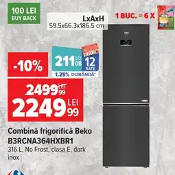 Carrefour Beko combină frigorifică Ofertă