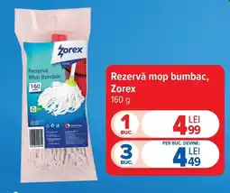 Carrefour Zorex rezervă mop bumbac Ofertă