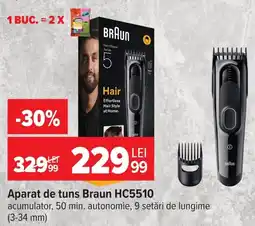 Carrefour Aparat de tuns Braun HC5510 Ofertă