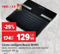 Carrefour Beurer cântar inteligent bf451 Ofertă