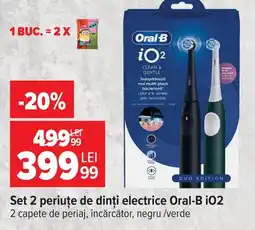 Carrefour periute de dinți electrice oral-b io2 Ofertă