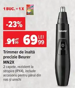 Carrefour Beurer trimmer de înaltă precizie MN2X Ofertă