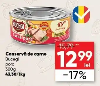 Bucegi conserva de carne porc