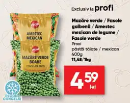 PROFI Proxi mazăre verde / fasole galbenă / amestec mexican de legume / fasole verde Ofertă