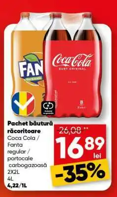 PROFI Pachet băutură răcoritoare Coca Cola / Fanta Ofertă
