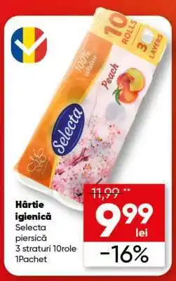 PROFI Hârtie igienică Selecta piersică Ofertă
