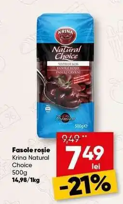 PROFI Fasole roșie Krina Natural Choice Ofertă