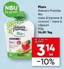 PROFI Piure Nature's Promise Bio Ofertă