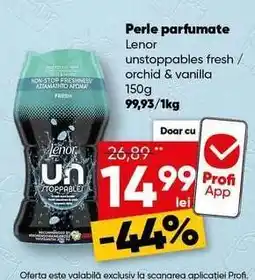 PROFI Perle parfumate, Lenor Ofertă