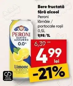 PROFI Peroni lămâie / portocale roșii 0,5L Ofertă