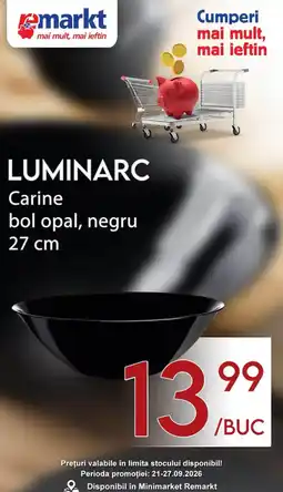 Remarkt Carine bol opal, negru Ofertă