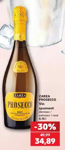 Kaufland Zarea Prosecco Vin Spumant Ofertă