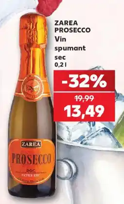 Kaufland Zarea prosecco Vin spumant sec Ofertă